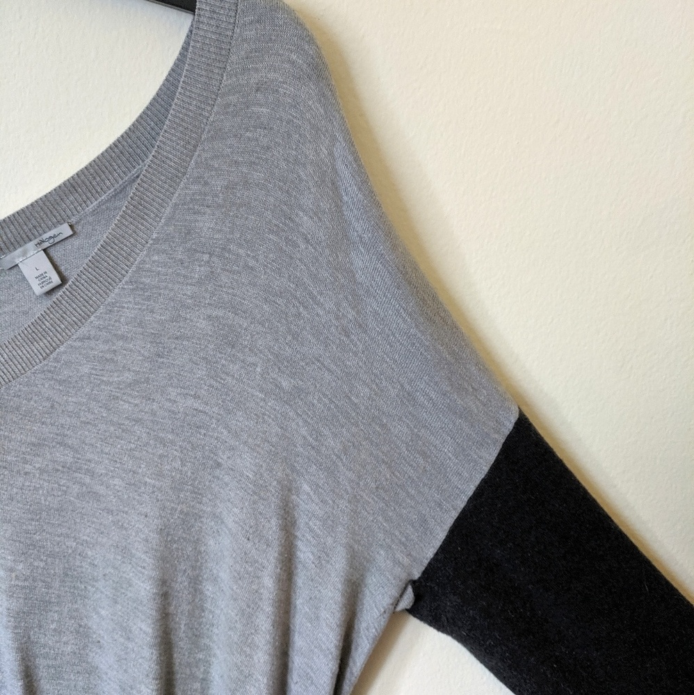 Zipper tunic sweater